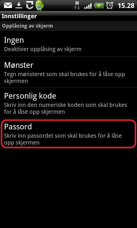 Android-telefon innstillinger sikkerhet skjermlås passord.jpg