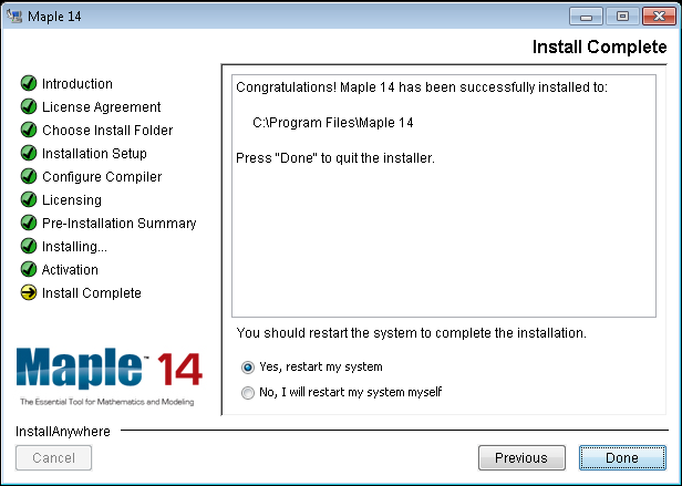 Fil:Maple14 installasjon complete.png
