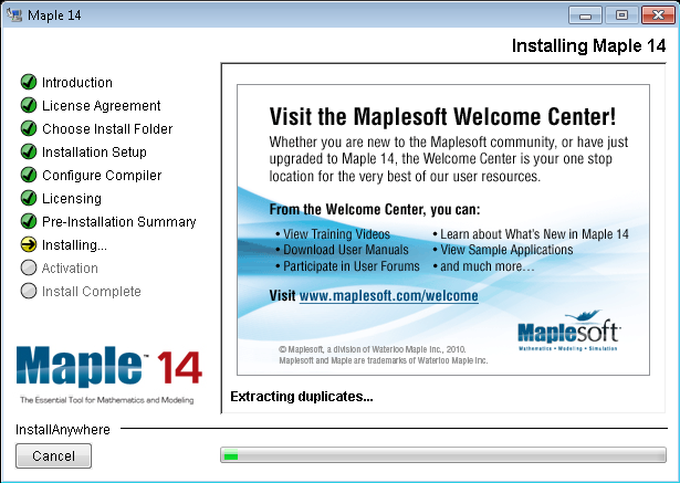 Fil:Maple14 installasjon installing.png