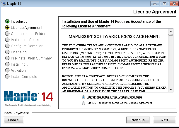 Fil:Maple14 installasjon licenseagreement.png